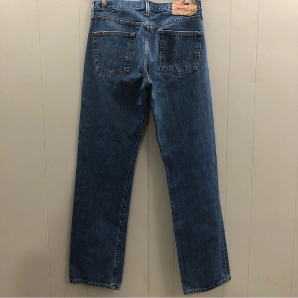 VTG LEVIS 501 Sz 32 Button Fly Jeans - Picture 3 of 14